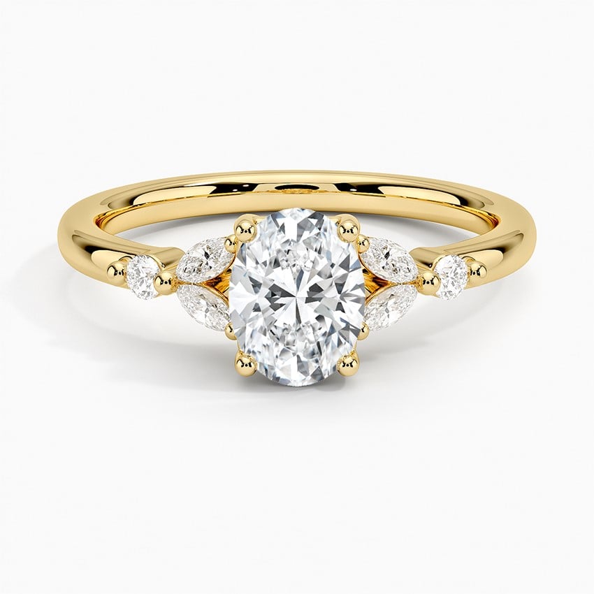 Verbena Diamond Engagement Ring