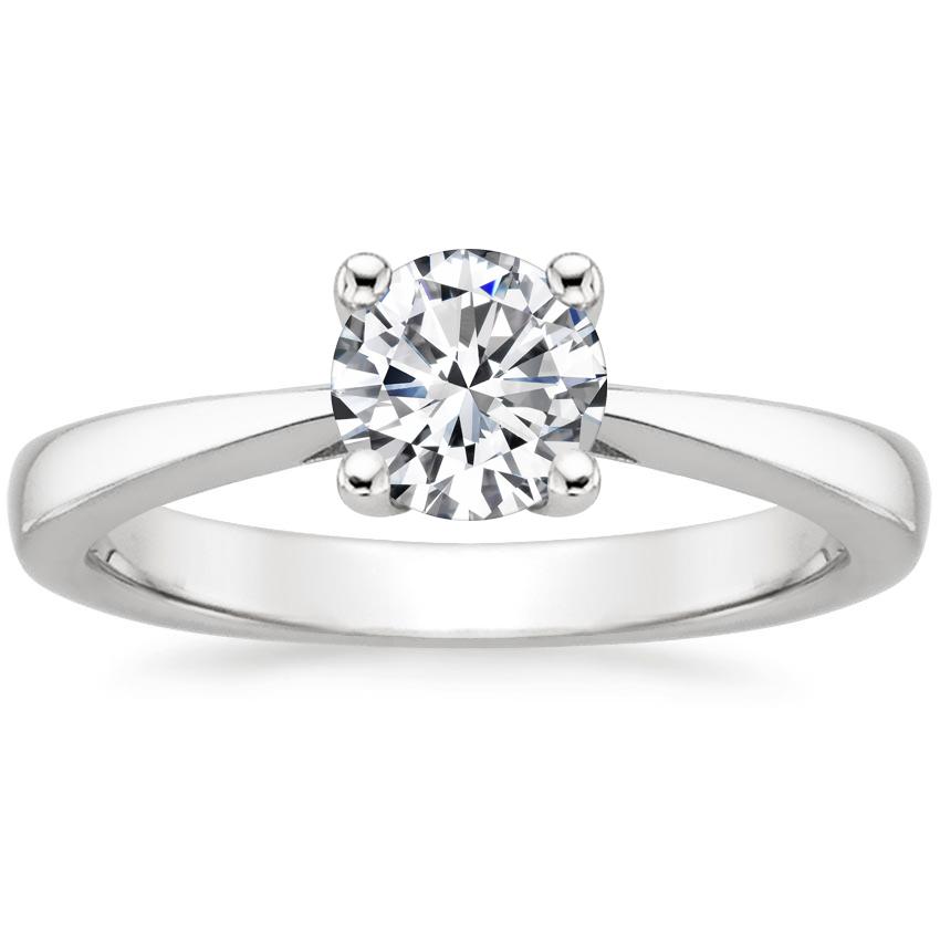 single band diamond engagement rings