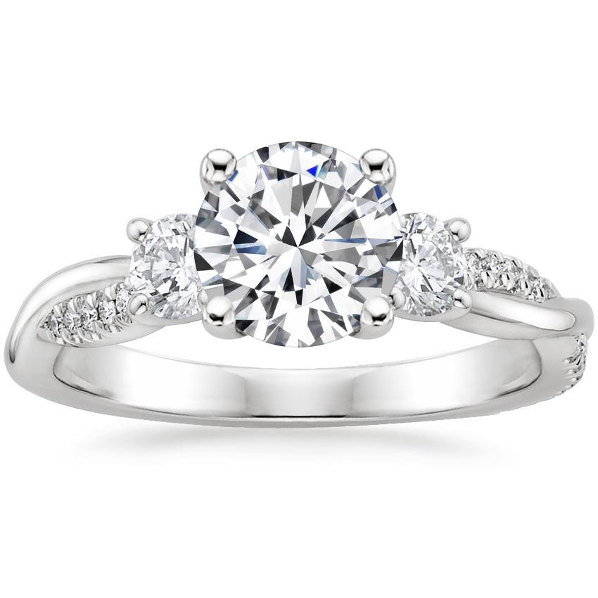 Three diamond engagement hot sale ring meaning