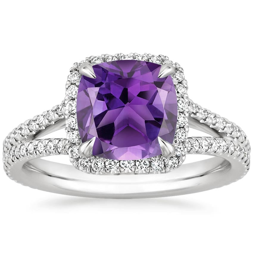 diamond purple ring