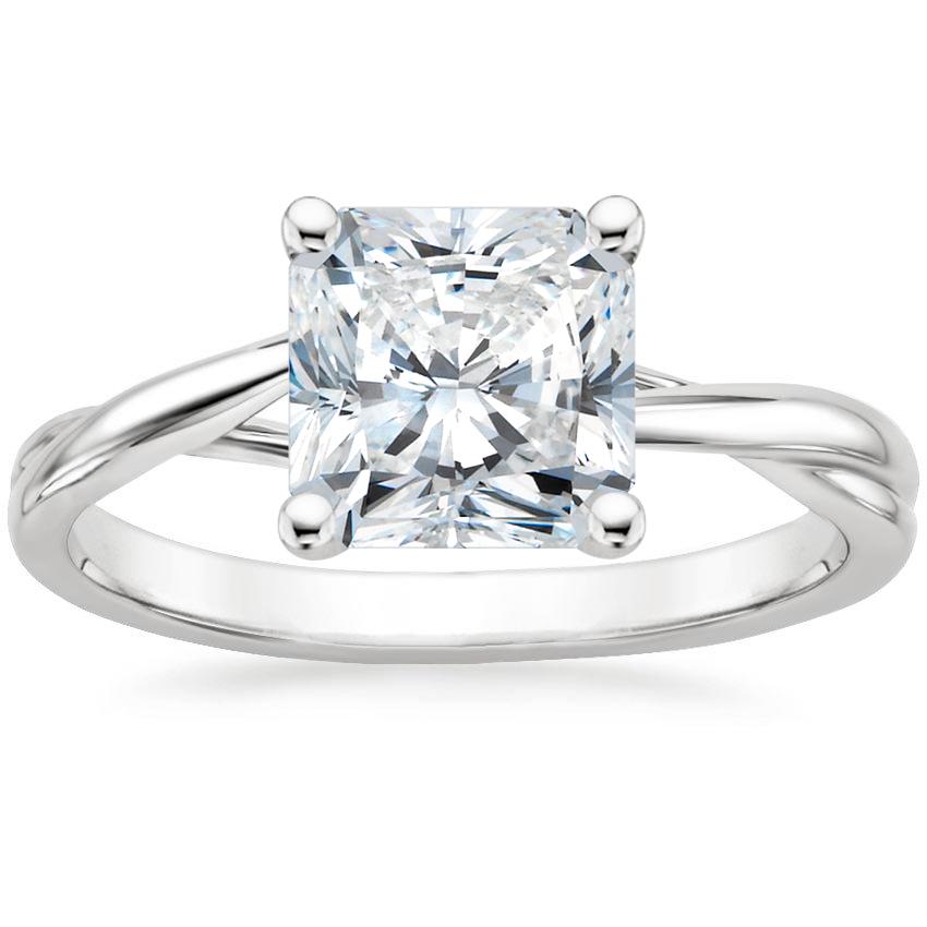 square radiant cut engagement rings