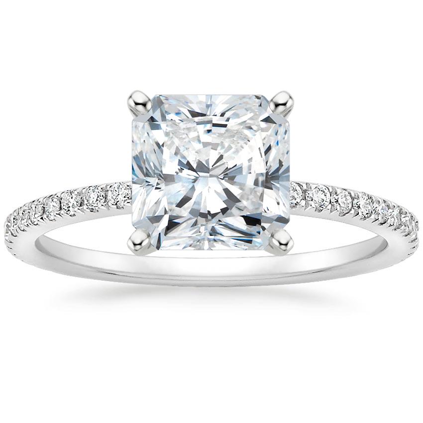 Thin Solitaire Engagement Rings Tapered – Bella's Fine Jewelers