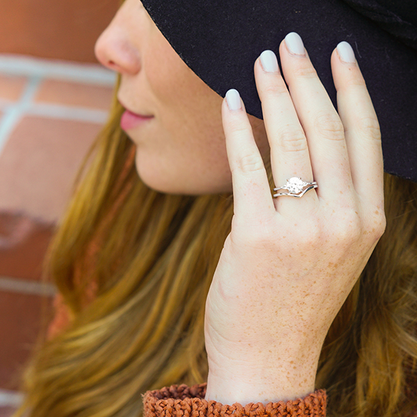 minimalist engagement rings