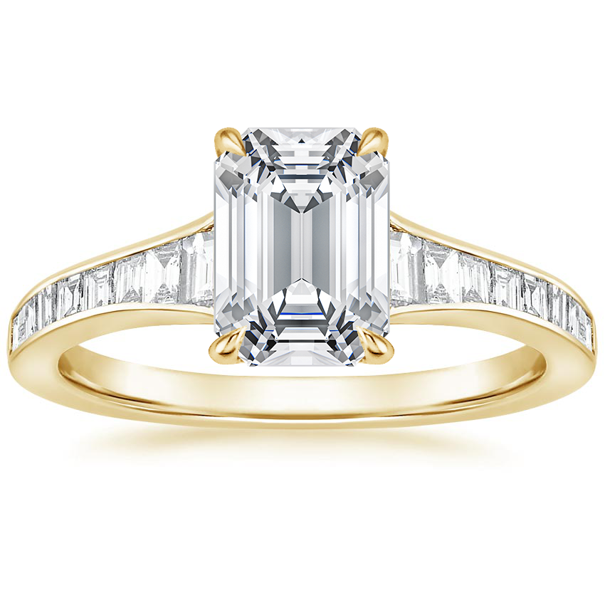 Alethea Channel-Set Diamond Engagement Ring