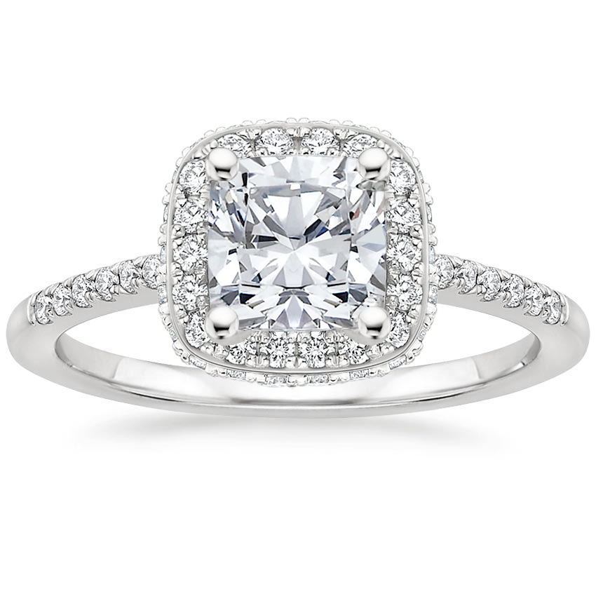 1 carat diamond engagement ring white gold