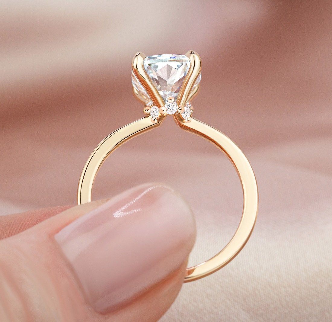 Ceremonial Ring V - Diamond Wedding Ring - Pamela Love