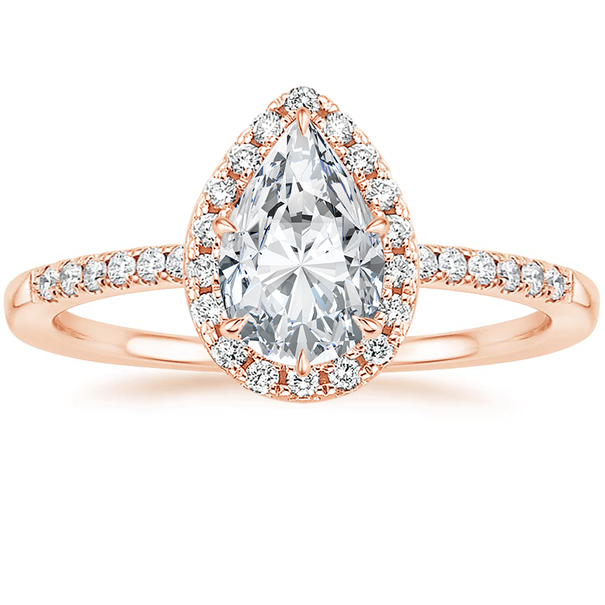 10 Heavenly Rose Gold Halo Engagement Rings - Brilliant Earth Blog