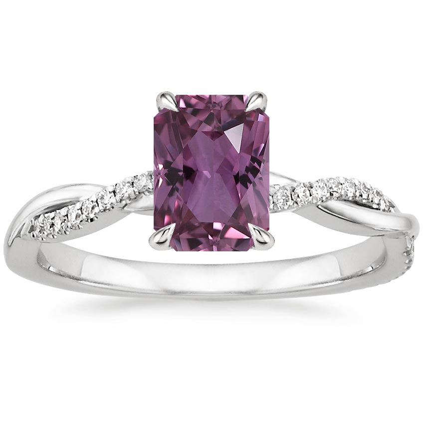 Brilliant Earth Create Your Own Pink Gemstone Engagement Ring