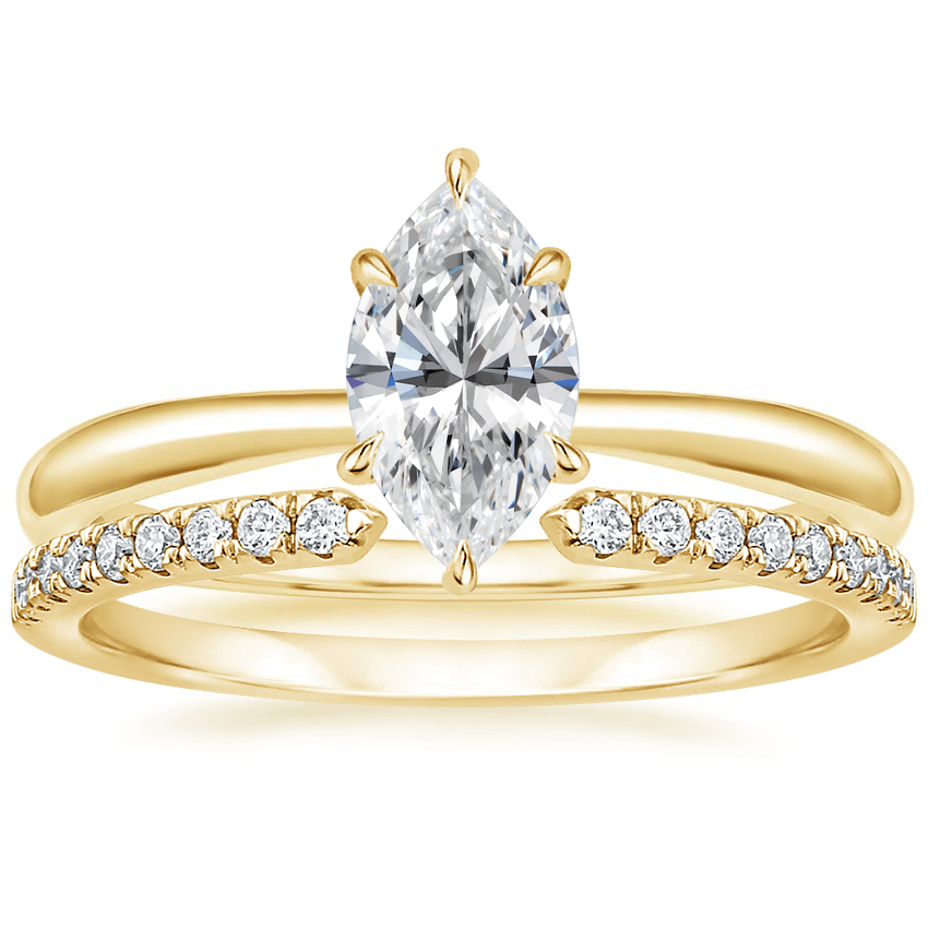 Freesia Ring with Sia Diamond Open Ring