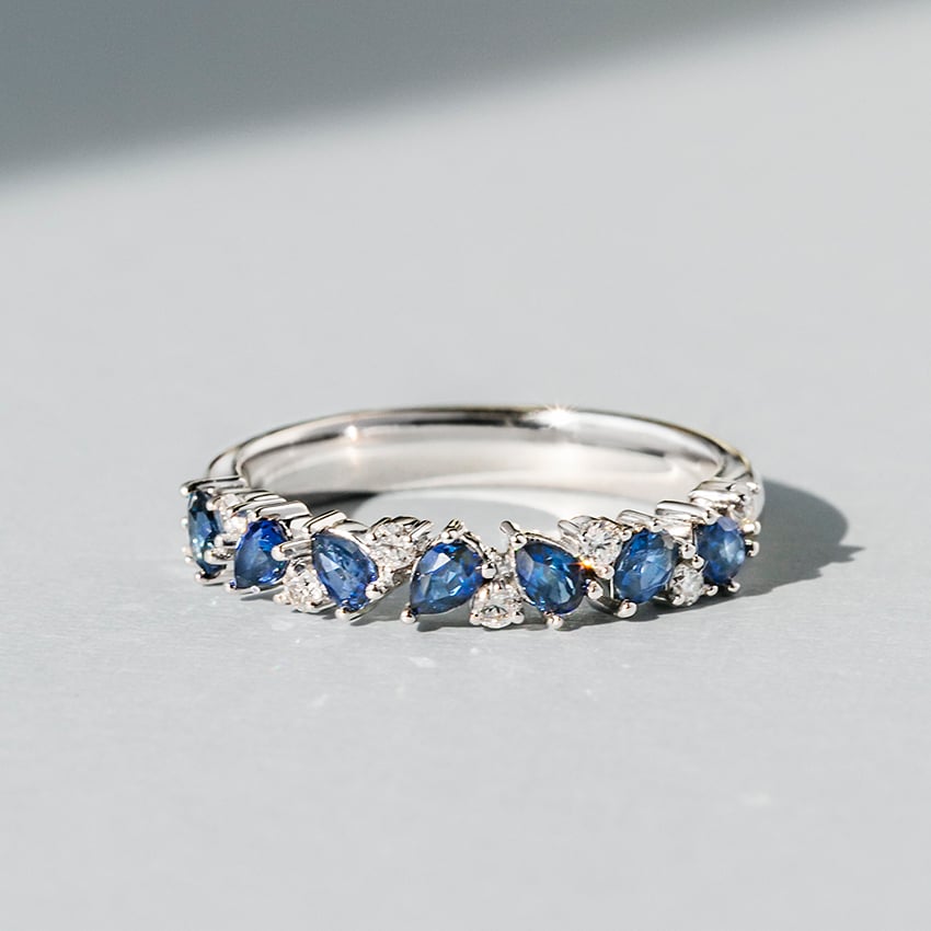 Sapphire Olivette Ring