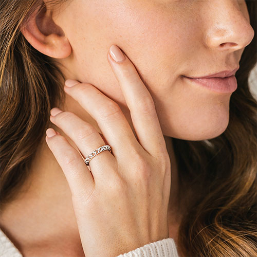 The Meliora Bridal Ring Set | BlueStone.com