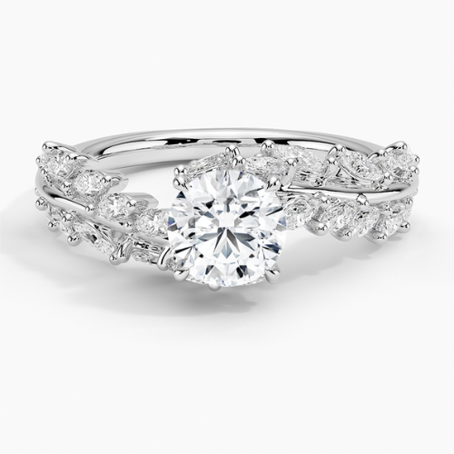 Winding Ivy Diamond Engagement Ring