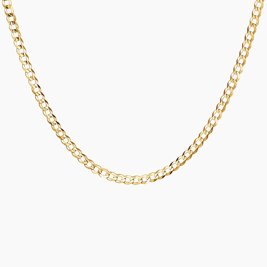 Zeke 24 In. Curb Chain Necklace (3mm)