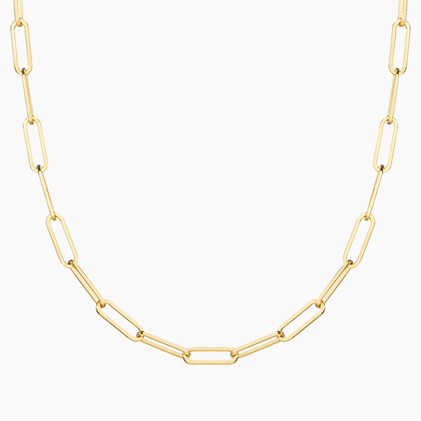 Lola Paperclip 18 In. Chain Necklace (Small)