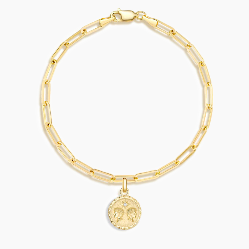 Gemini Zodiac Charm Bracelet