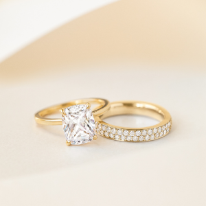 Elongated Cushion Cut Engagement Rings