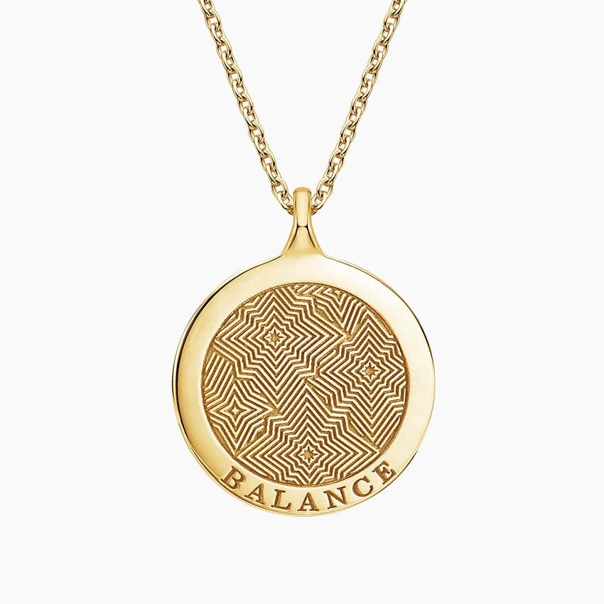 888 Balance Medallion Necklace