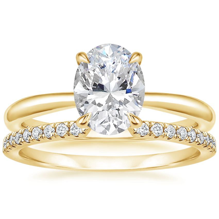 Freesia Ring with Sia Diamond Open Ring