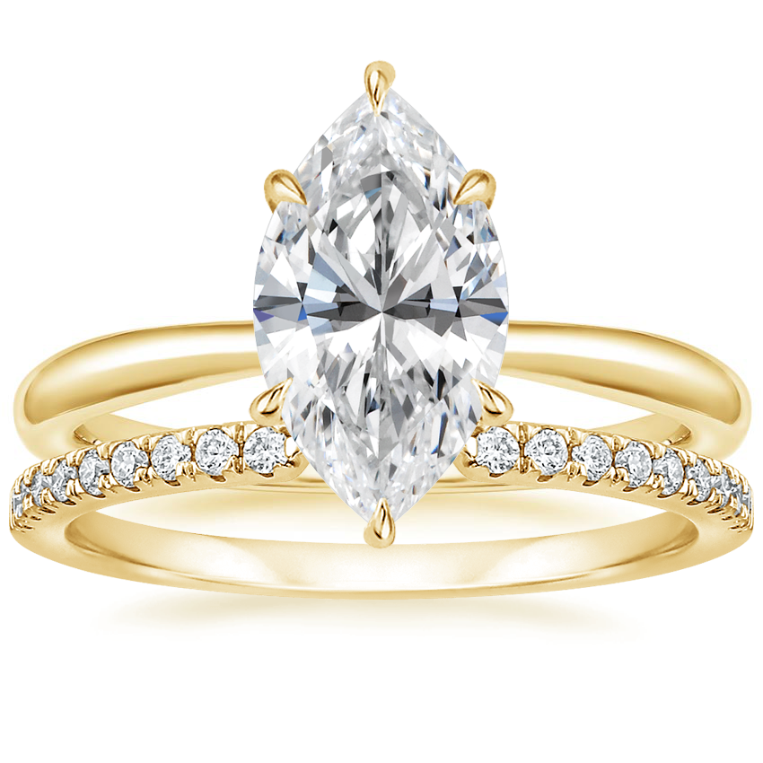 Freesia Ring with Sia Diamond Open Ring