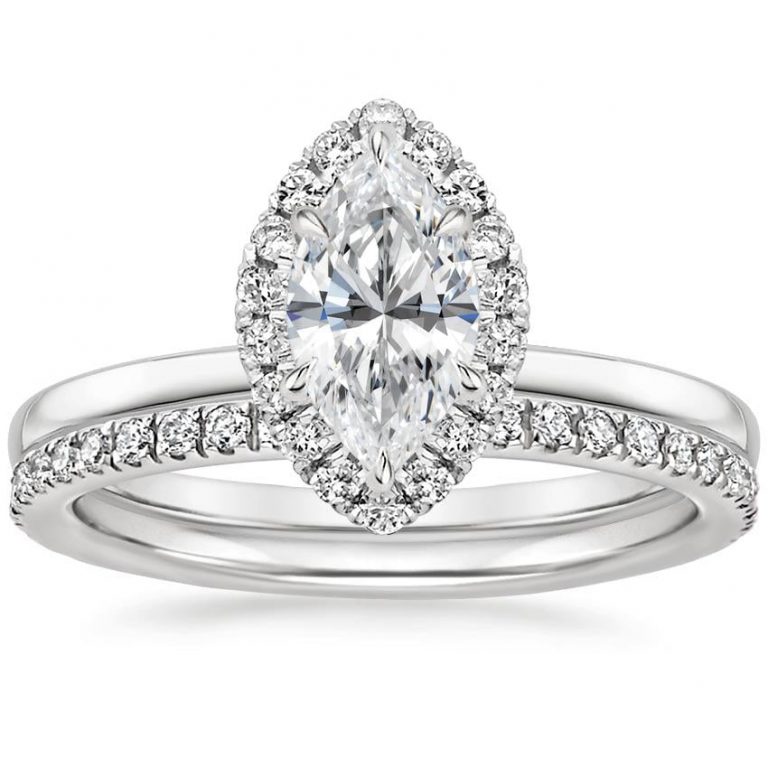 How to Pair a Marquise Engagement Ring with a Wedding Band
