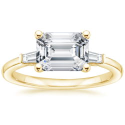 East west solitaire engagement ring shop