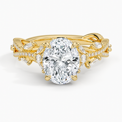 Luxe Cometa Three Stone Diamond Ring (1/3 ct. tw.) in 18K Yellow