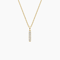 FINAL SALE - Sparkling Pavé Collier Bars Necklace