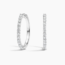 Inside out hoop earrings sale