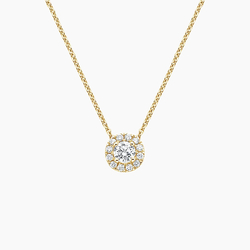 Gold bezel set diamond necklace deals
