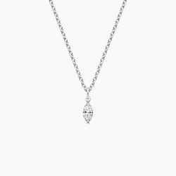 Marquise discount solitaire necklace