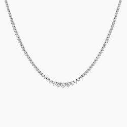 Luxe Graduated Lab Diamond Necklace | Dita | Brilliant Earth