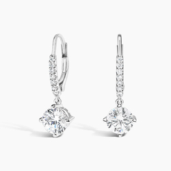 Sincerely Springer's Yellow Gold Three-Prong Martini Diamond Stud Earrings .50 (H-I/I1)