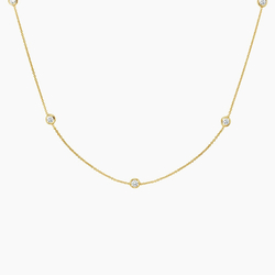 Athena Premium Akoya Cultured Pearl and Diamond Strand Necklace (3/8 ct. tw.)