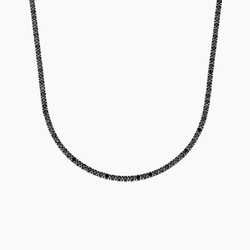 Black Diamond Tennis Necklace (4 ct. tw.) in 14K White Gold Black Diamond Tennis Necklace (4 ct. tw.) in 14K White Gold