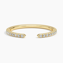 ドーターズジュエリー／14k Open cuff diamond ring 14K] Open cuff diamond ring - DAUGHTERS JEWELRY