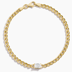 14K Yellow Gold Kendall Lab Diamond Chain Necklace