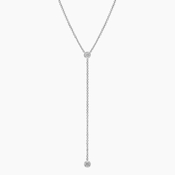 Silver Riata Diamond Pendant