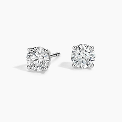 Perfect 4-Prong Certified Lab Diamond Stud Earrings (1 1/2 ct. tw.)