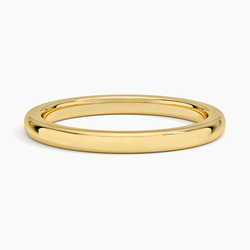 18K Yellow Gold 2mm Comfort Fit Wedding Ring