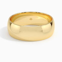 18K Yellow Gold 2mm Comfort Fit Wedding Ring