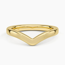 Yellow gold chevron ring outlet