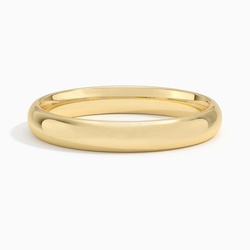 18K Yellow Gold 2mm Comfort Fit Wedding Ring