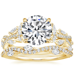 18K Yellow Gold Luxe Secret Garden Diamond Ring (3/4 ct. tw