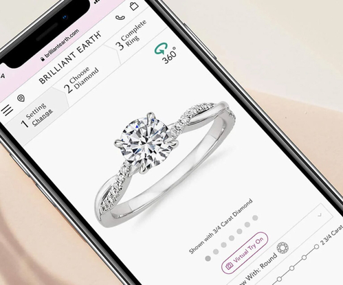 Virtual Engagement Ring Experience - Brilliant Earth