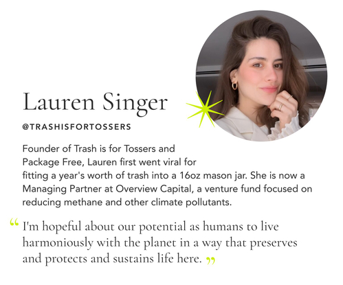 Lauren Singer Next Generation Influencer 