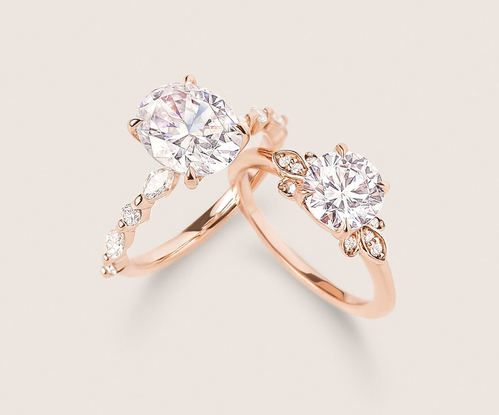 Rose gold rings outlet under $50