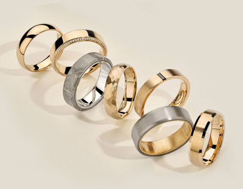 Mens wedding band styles sales