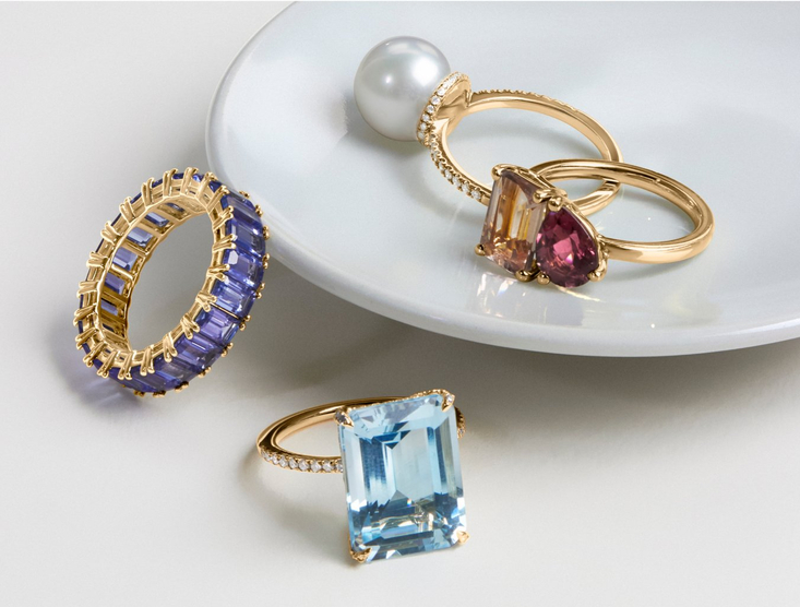 Design your own gemstone sales ring from scratch online