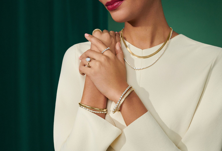 Authentic barneys new york gold wrap necklace hotsell