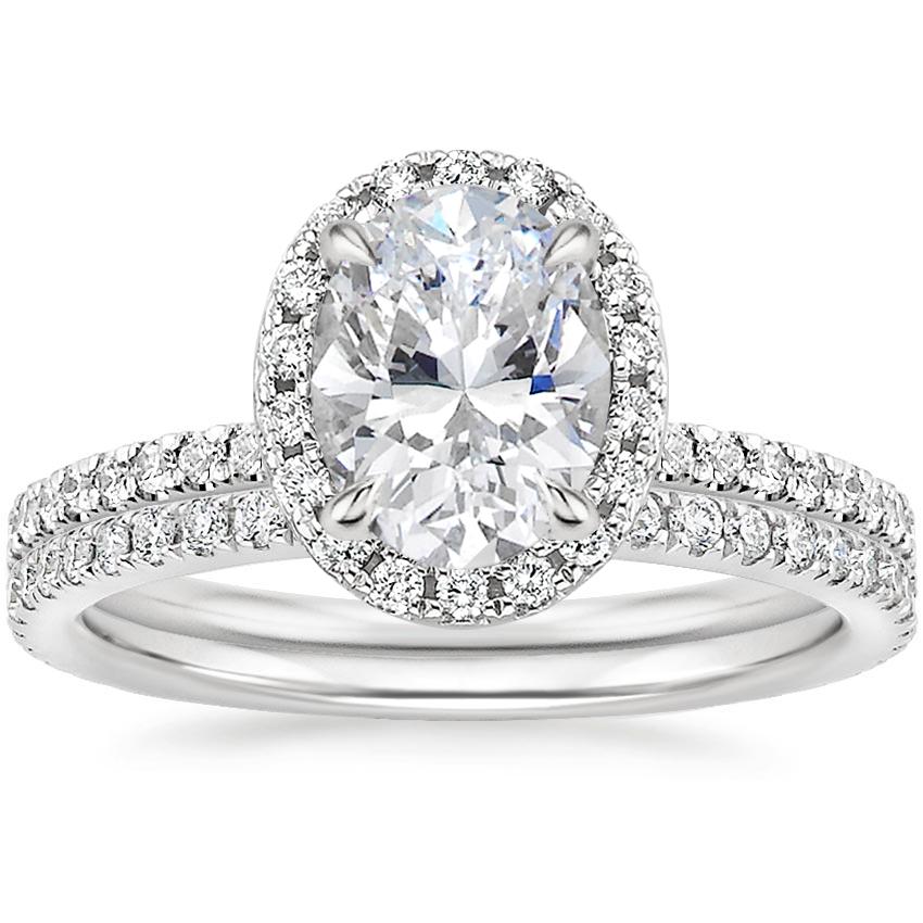 Platinum Waverly Diamond Bridal Set (2/3 ct. tw.)